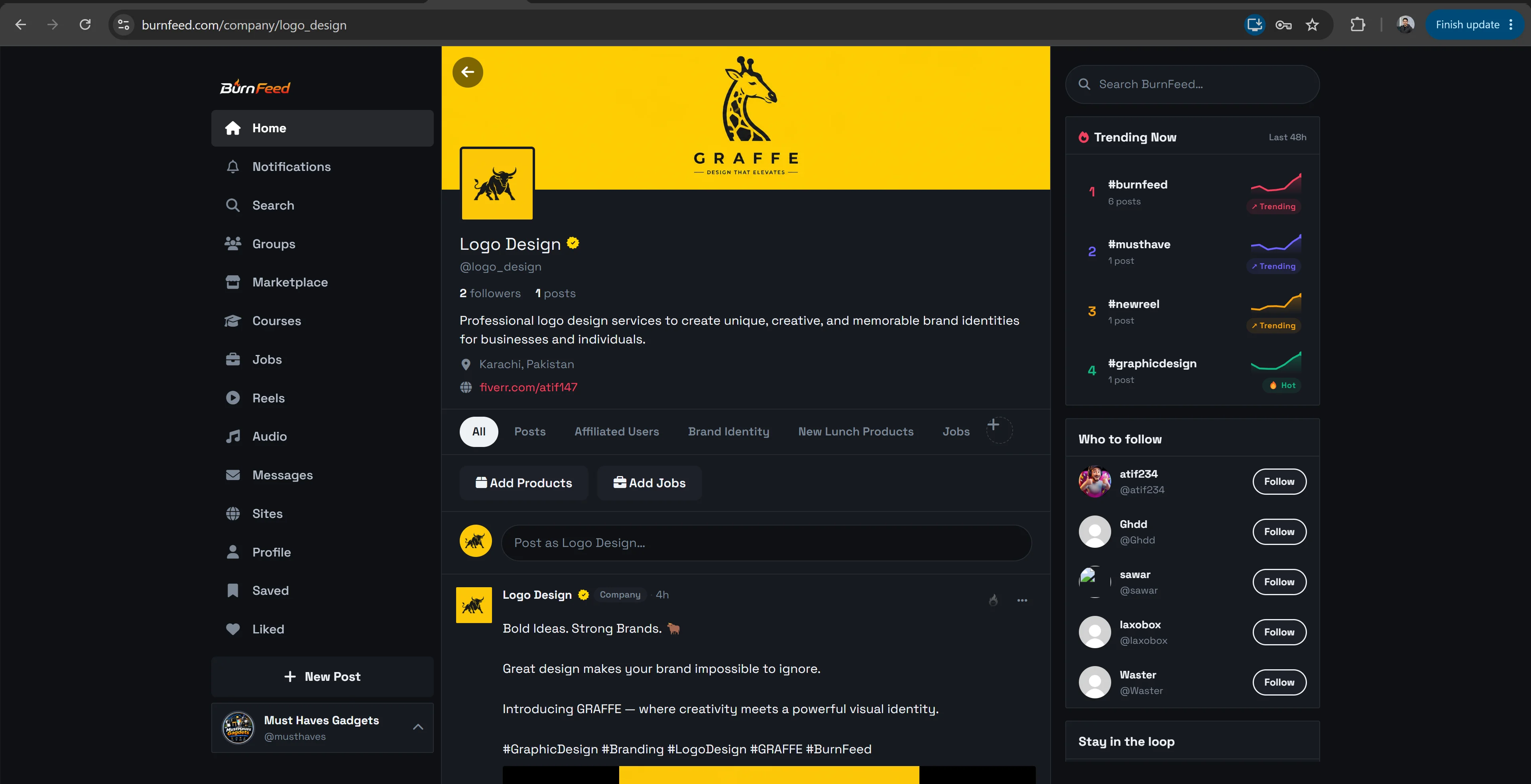 BurnFeed — Global Social Media & Community Platform